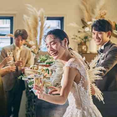 ヴォヤージュ ドゥ ルミエール 京都七条迎賓館 お料理と会話を楽しむ笑顔溢れるパーティ