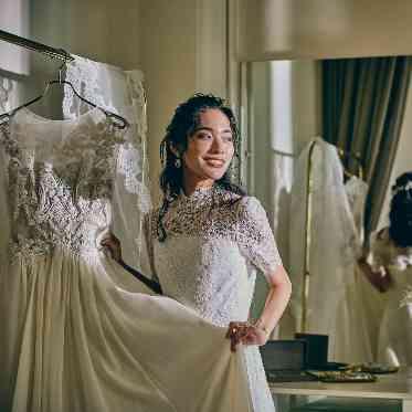 ヴォヤージュ ドゥ ルミエール 京都七条迎賓館 こだわった特別な日にふさわしい1着