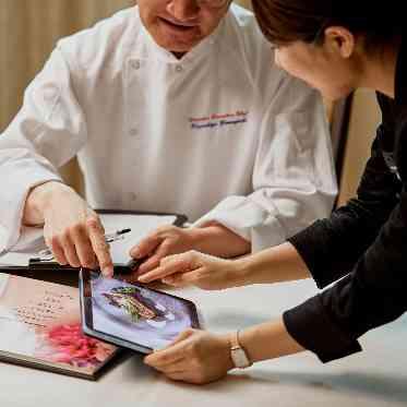 シェフと直接お打合せ