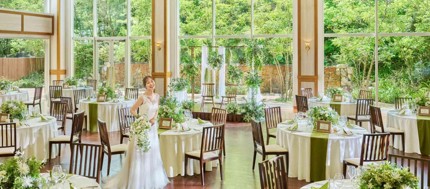 ララシャンス 博多の森 披露宴会場