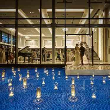 ララシャンス 博多の森 大人気!光が煌めくナイトウエディング