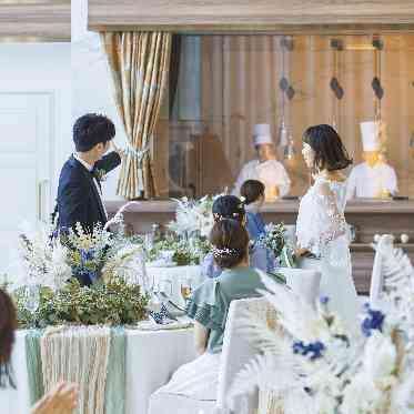 ララシャンス　博多の森 会場内にオープンキッチンを完備