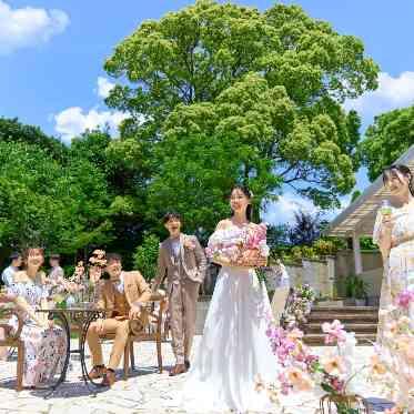 ララシャンス 博多の森 ガーデンでパーティーもできる