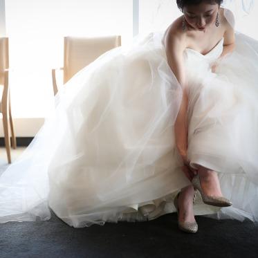 オーベルジュ・ド・リル ナゴヤ 特別一日にはドレスにぴったりのとっておきのシューズで