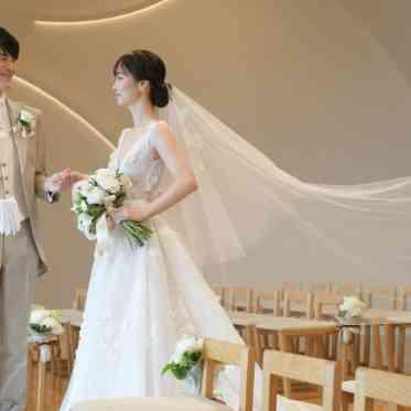 オーベルジュ・ド・リル ナゴヤ ロングベールをなびかせて