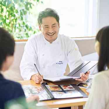 必ず料理長が打ち合わせいたします