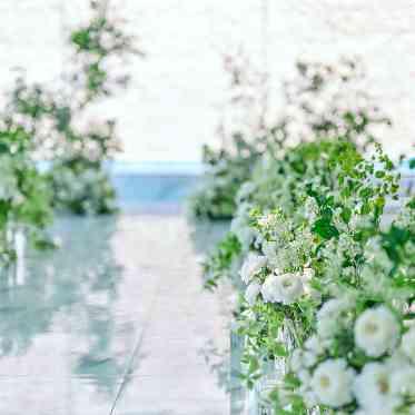 Blanc Beige(ブラン:ベージュ) ●BRASSグループ 白×グリーンのナチュラルなコーディネート