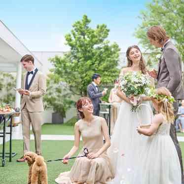 Blanc Beige(ブラン:ベージュ) ●BRASSグループ 全館貸切だから、お子様ゲストもペットも気兼ねなく参加できる