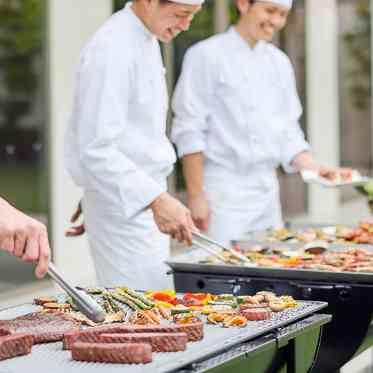 Blanc Beige(ブラン:ベージュ) ●BRASSグループ ガーデンでのBBQビュッフェも大好評!