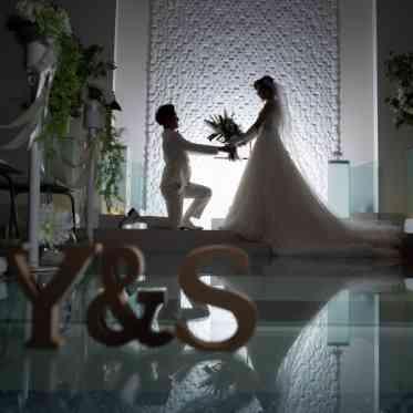 アールベルアンジェMie チャペルでは幻想的なシーンを‥