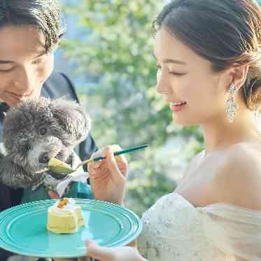 ペットと一緒にウェルカムパーティー