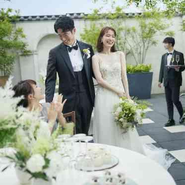 自然を感じるテラス