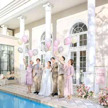 京都 アートグレイス ウェディングヒルズ ガーデンでのバルーンリリース