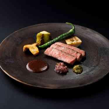 京都 アートグレイス ウェディングヒルズ 柴漬けのソースと共に