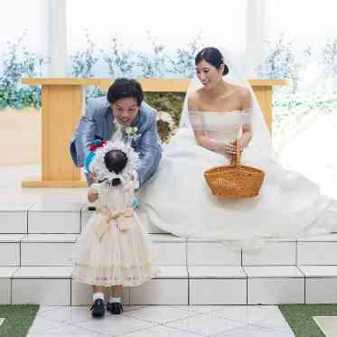 小さなお子様の活躍が可愛い！リングキッズも人気の演出。
