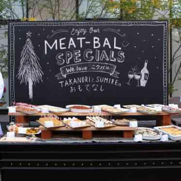 肉バルもおすすめのおもてなしブッフェ。