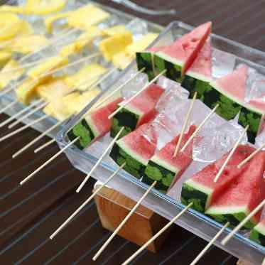 夏祭りブッフェは夏のウェディングにおすすめ