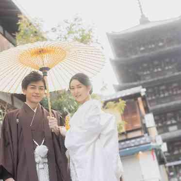 マリアージュ グランデ 和装でのロケフォトも可能