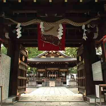 桜鶴苑（おうかくえん） 【護王神社】祀られている和気清麻呂公と猪にまつわる逸話が有名