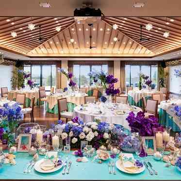 NIHO リゾート会場にこだわって特徴的なコーディネートが出来るのもフルレならでは