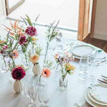 NIHO 会場コーディネートは思いのまま。お二人らしい空間に