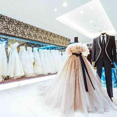 NIHO 館内にドレスサロンも完備。安心して準備に取り組める環境