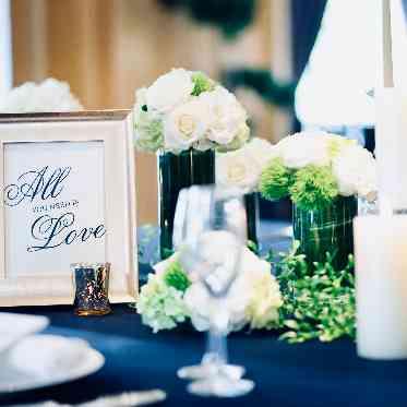 エクシブ琵琶湖 日本海 卓上装花