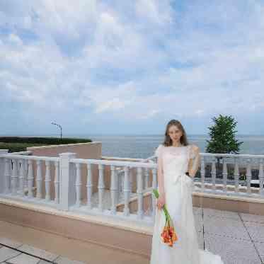 エクシブ琵琶湖 ガーデン 琵琶湖バック