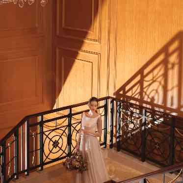 エクシブ琵琶湖 フォトスポットとしても人気の階段