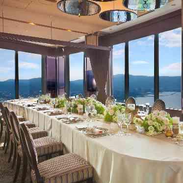 びわ湖大津プリンスホテル ご家族ウエディングに人気の個室「マロニエ」10名さままでご利用可能。