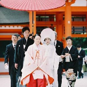 京都東急ホテル 下鴨神社での挙式。