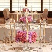 京都東急ホテル キャンドルを使ったコーディネートも人気!