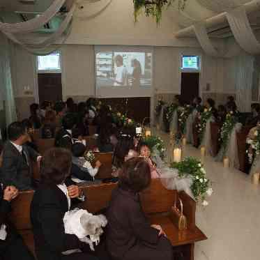 二条城チャペル　セント・アベニール 【チャペルショートムービー】披露宴会場だけでなくチャペルでもムービー上映！