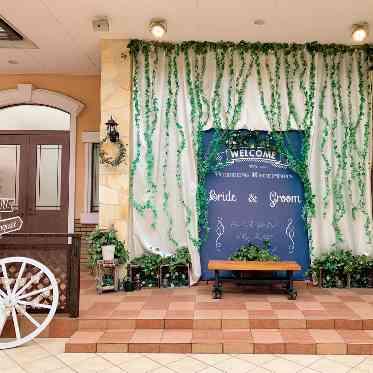 【フォトスポット】ガーデンにあるフォトスポットでゲストと記念撮影できる◎