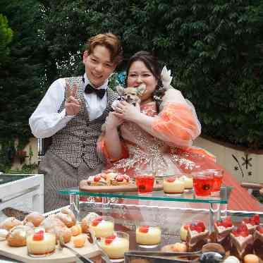 おふたりのわんちゃんも一緒に。大好評デザートビュッフェ!