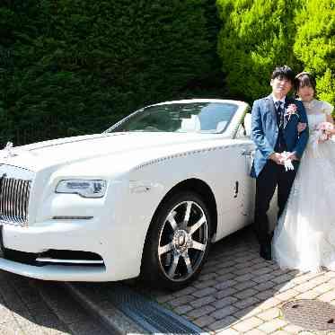 二条城チャペル　セント・アベニール 「マイカーディスプレイ」愛車と緑をバックに1枚！