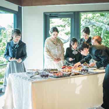 平安神宮会館 少人数にも人気のデザートビュッフェ