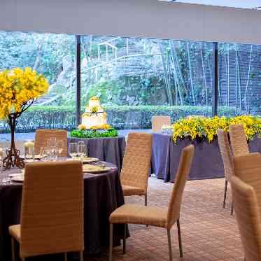 ハイアット リージェンシー 京都 テーブルコーディネートによって会場の雰囲気も変わります