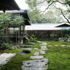 古き良き日本を思わせる蘇山荘のお庭