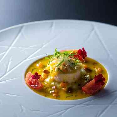 ガーデンレストラン徳川園 旬の食材を使用し季節ごとにコースが変わる