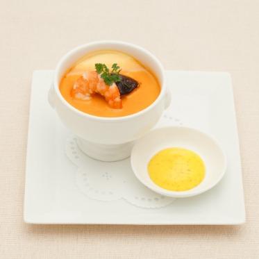 和洋コラボレーションスープ　柚子胡椒のルイユ