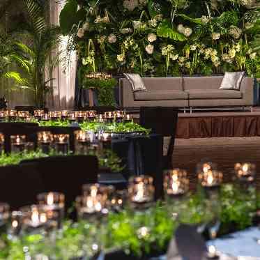 ヒルトン福岡シーホーク 会場を広げることで70~1800名までのパーティが可能です。