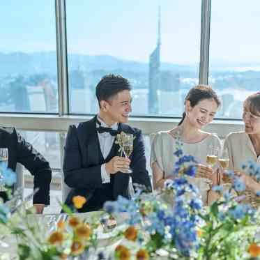 ヒルトン福岡シーホーク 福岡ドームと福岡の街並みに囲まれたパーティが可能です