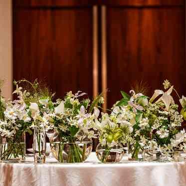 レストランひらまつ 博多 大人っぽい落ち着いた雰囲気の会場