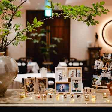 レストランひらまつ 博多 貸切空間は自由に装飾可能