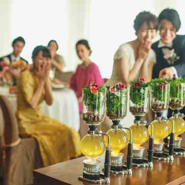 リストランテKubotsu サイフォンスープ