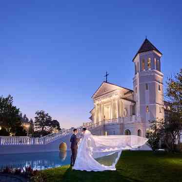 アートグレイス ウエディングコースト 夕暮れ
