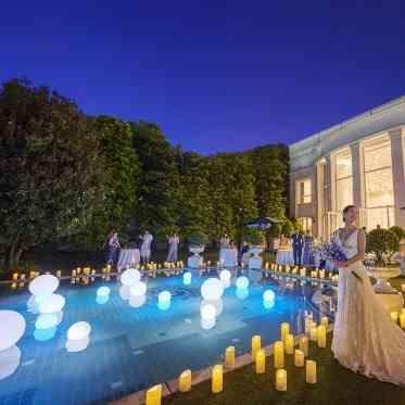 アートグレイス ウエディングコースト ナイトウエディングはロマンティックな雰囲気に