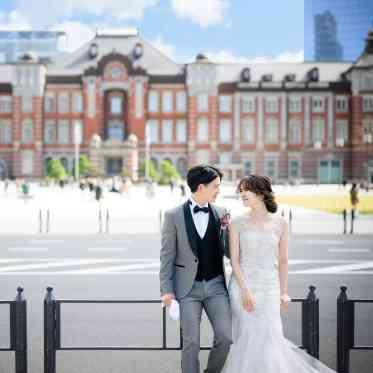 サンス・エ・サヴール 結婚式当日に丸の内ロケーション撮影撮影が叶う