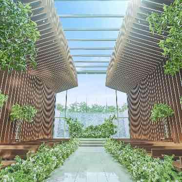 ザ・リーヴス プレミアムテラス 自然光が溢れるチャペル